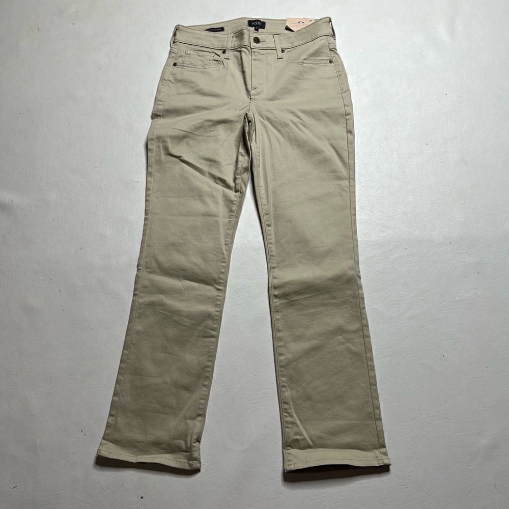 NYDJ | NWT Lift Tuck Technology High Rise Marilyn Straight Cream Colored Jeans